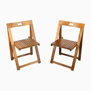 Vintage Trieste Folding Chairs by Aldo Jacober, Set of 2-HGJ-1251433