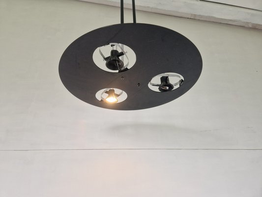 Vintage Triple Spot Pendant Lamp from Dijkstra, 1980s-DGW-2028826