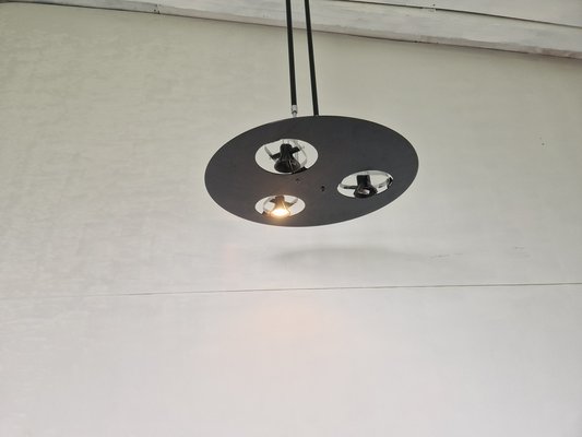 Vintage Triple Spot Pendant Lamp from Dijkstra, 1980s-DGW-2028826