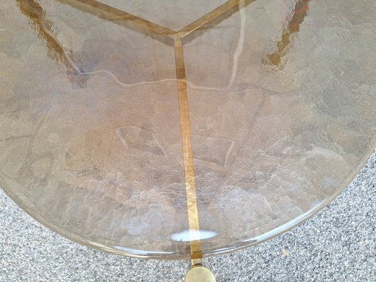 Vintage Tripod Brass Coffee Table-OHK-2020717