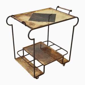 Vintage Trolley Design Drinks Cart Mathieu Mategot Style, 1950s-IFQ-2028214