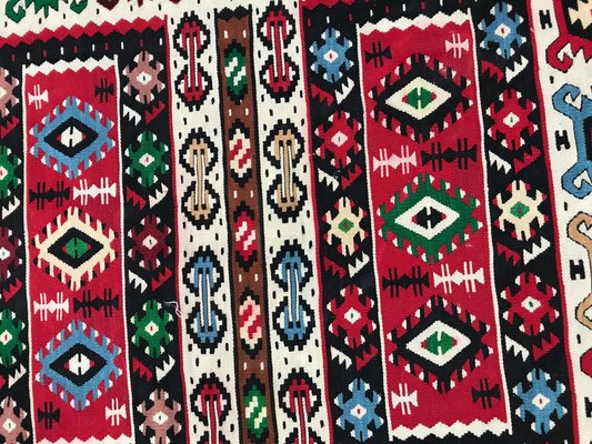 Vintage Turkish Anatolian Kilim Flat Rug-YMM-1061548