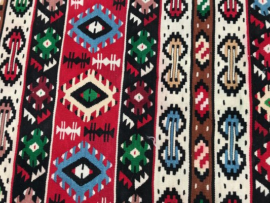 Vintage Turkish Anatolian Kilim Flat Rug-YMM-1061548