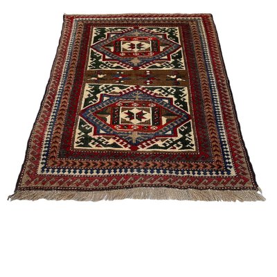 Vintage Turkish Hand-Knotted Kars Kazak Rug-AIV-1326646