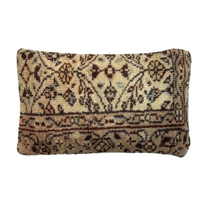 Vintage Turkish Handmade Cushion Cover in Wool & Cotton-AIV-1341071