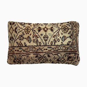 Vintage Turkish Handmade Cushion Cover in Wool & Cotton-AIV-1341071