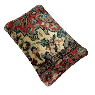 Vintage Turkish Handmade Rug Cushion Cover-AIV-1319100