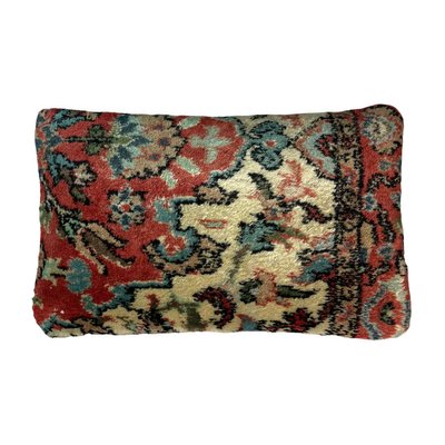 Vintage Turkish Handmade Rug Cushion Cover-AIV-1319100