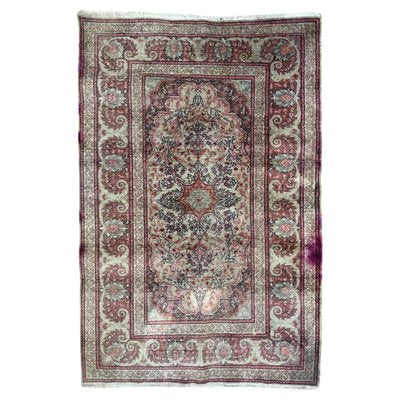 Vintage Turkish Kayseri Rug in Silk, 1960s-YMM-1725962