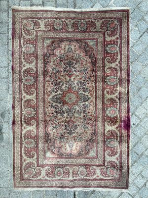 Vintage Turkish Kayseri Rug in Silk, 1960s-YMM-1725962