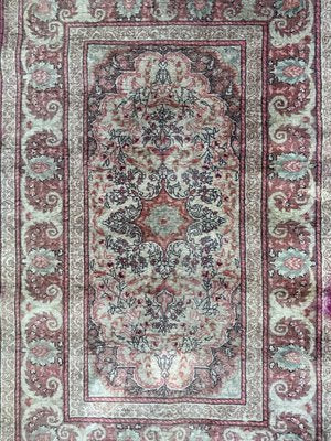 Vintage Turkish Kayseri Rug in Silk, 1960s-YMM-1725962