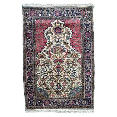 Vintage Turkish Kayseri Silk Rug, 1960s-YMM-1732604