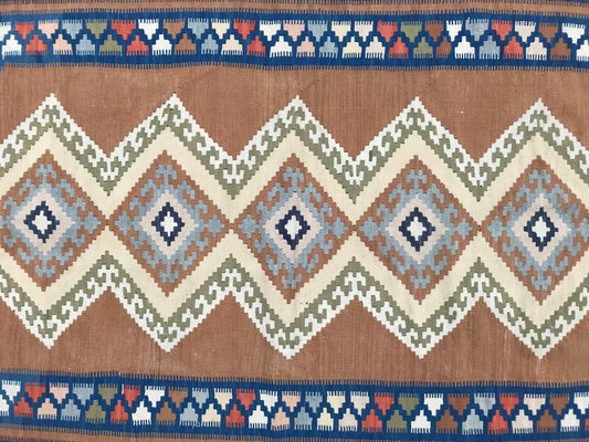 Vintage Turkish Kilim Flat Rug-YMM-1061553