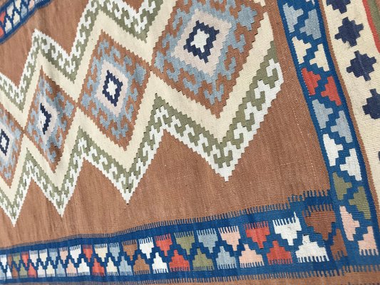 Vintage Turkish Kilim Flat Rug-YMM-1061553