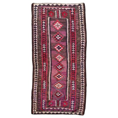 Vintage Turkish Kilim Flat Runner-YMM-1062181