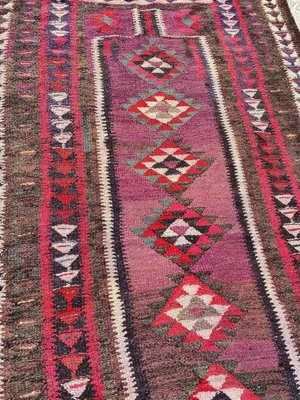 Vintage Turkish Kilim Flat Runner-YMM-1062181