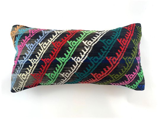 Vintage Turkish Kilim Pillow Cover-AIV-1341088