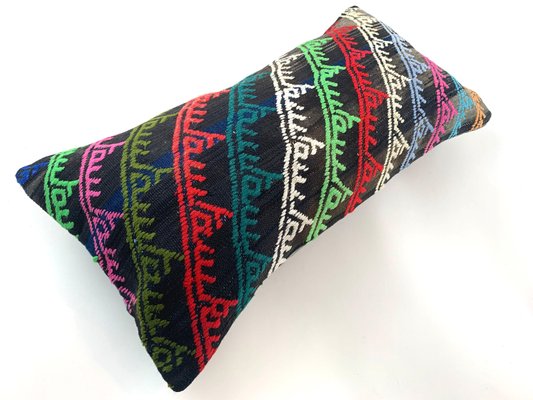 Vintage Turkish Kilim Pillow Cover-AIV-1341088