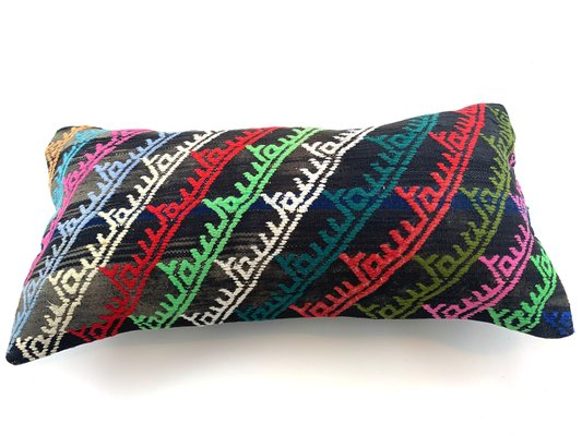 Vintage Turkish Kilim Pillow Cover-AIV-1341088