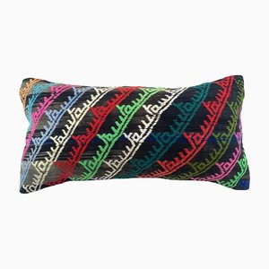 Vintage Turkish Kilim Pillow Cover-AIV-1341088