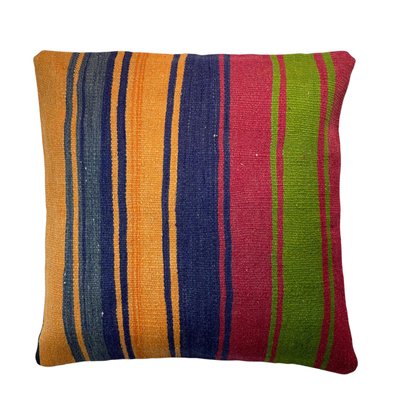 Vintage Turkish Meditation Kilim Pillow Cover-AIV-1128958