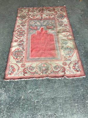 Vintage Turkish Prayer Kilim Rug, 1930s-OXJ-727785