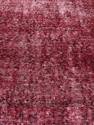 Vintage Turkish Red Wool Rug-AIV-960356