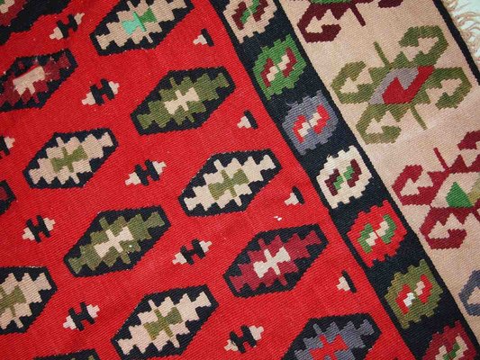 Vintage Turkish Sharkoy Kilim, 1950s-JZV-1148580