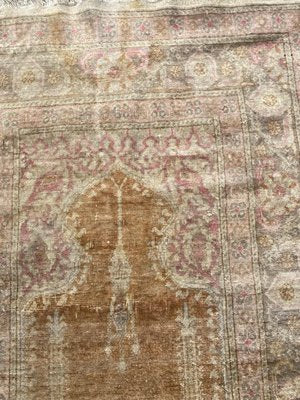 Vintage Turkish Silk Kayseri Rug-YMM-1214693