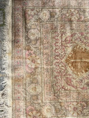 Vintage Turkish Silk Kayseri Rug-YMM-1214693