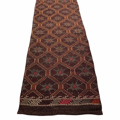 Vintage Turkish Traditional Kilim Rug Runner-AIV-823501