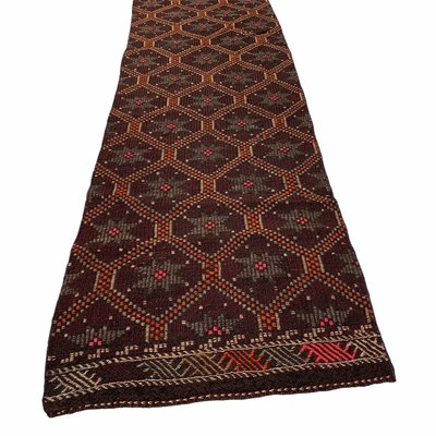 Vintage Turkish Traditional Kilim Rug Runner-AIV-823501