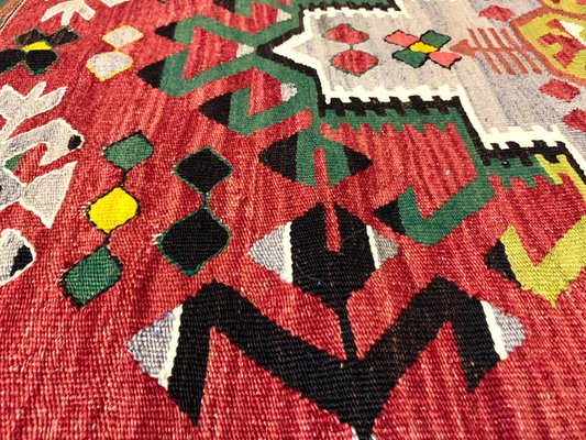 Vintage Turkish Traditional Wool Kilim Rug-AIV-1341081