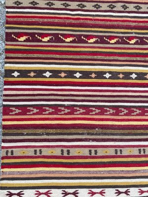 Vintage Turkish Tribal Kilim-YMM-1134719