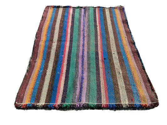 Vintage Turkish Wool Traditional Kilim Rug-AIV-734647