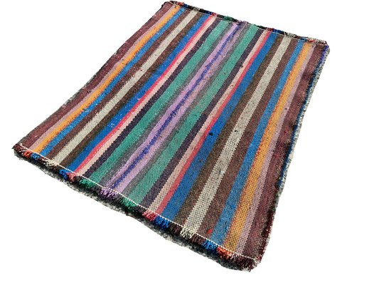 Vintage Turkish Wool Traditional Kilim Rug-AIV-734647