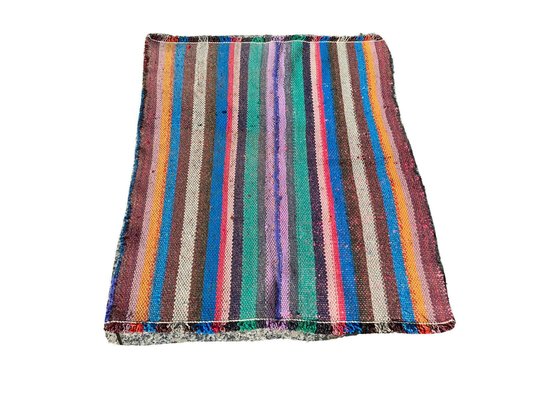 Vintage Turkish Wool Traditional Kilim Rug-AIV-734647