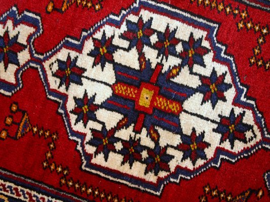 Vintage Turkish Yastik Carpet, 1960s-JZV-952460