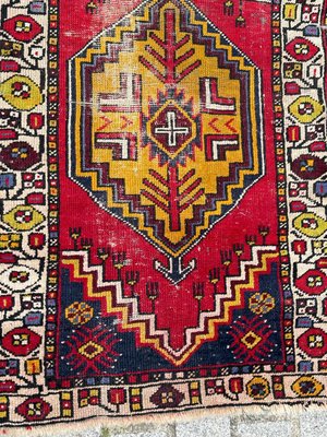 Vintage Turkish Yastik Rug, 1930s-YMM-2026642