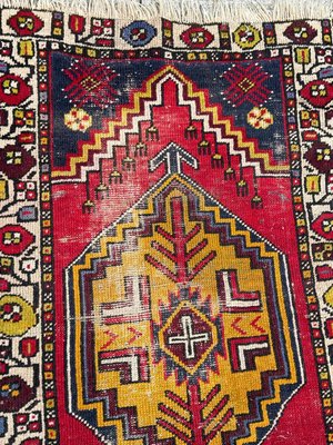 Vintage Turkish Yastik Rug, 1930s-YMM-2026642