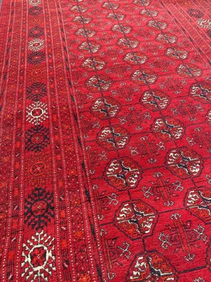 Vintage Turkmen Afghan Bokhara Design Runner-YMM-1062068