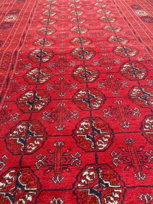 Vintage Turkmen Afghan Bokhara Design Runner-YMM-1062068