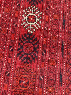 Vintage Turkmen Afghan Bokhara Design Runner-YMM-1062068