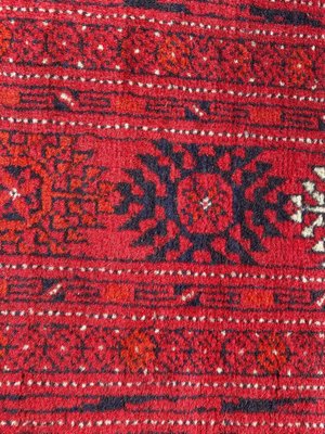 Vintage Turkmen Afghan Bokhara Design Runner-YMM-1062068