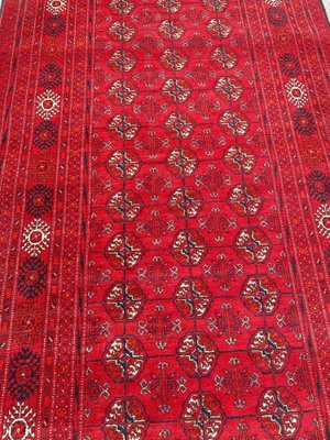 Vintage Turkmen Afghan Bokhara Design Runner-YMM-1062068