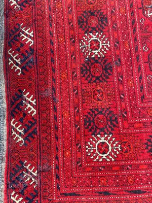 Vintage Turkmen Afghan Bokhara Design Runner-YMM-1062068