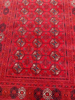 Vintage Turkmen Afghan Bokhara Design Runner-YMM-1062068