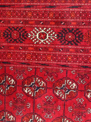 Vintage Turkmen Afghan Bokhara Design Runner-YMM-1062068