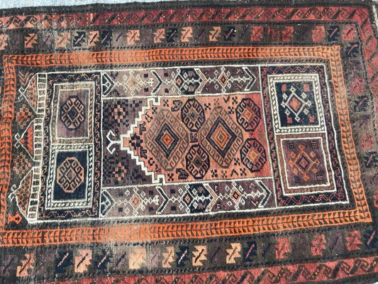 Vintage Turkmen Belutch Rug-YMM-1134726