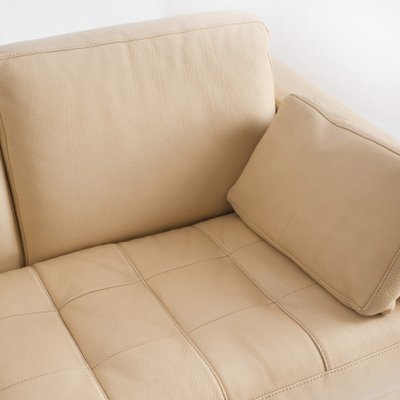 Vintage Two-Seater Sofa in Leather by Gerbet Grebot, 1990s-ZFJ-2032083